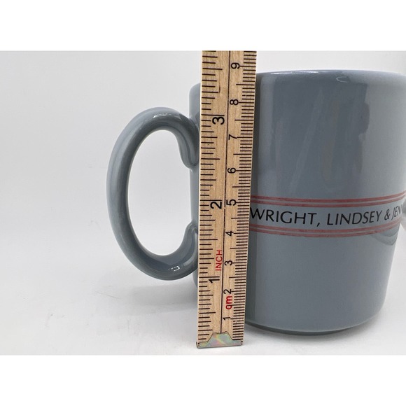 Wright Lidnesy Jennings Advertising Coffee Mug Cup Vintage Gray - Picture 6 of 8